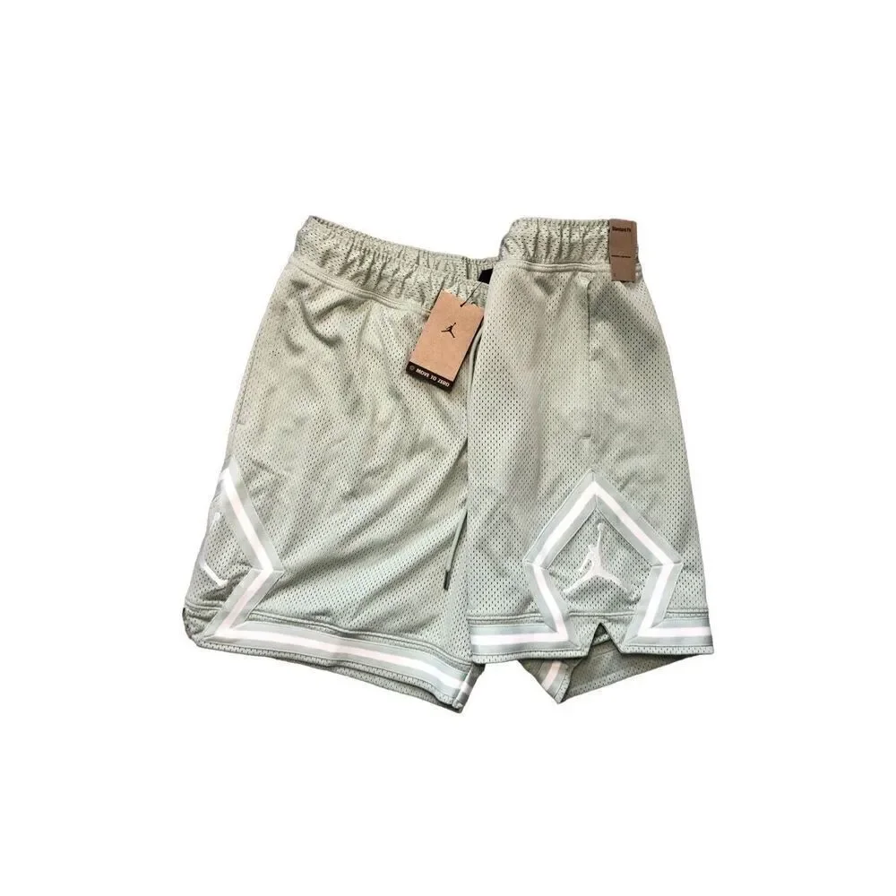 Jordan Essentials Men's Diamond Mesh Shorts Mint Green Size XL